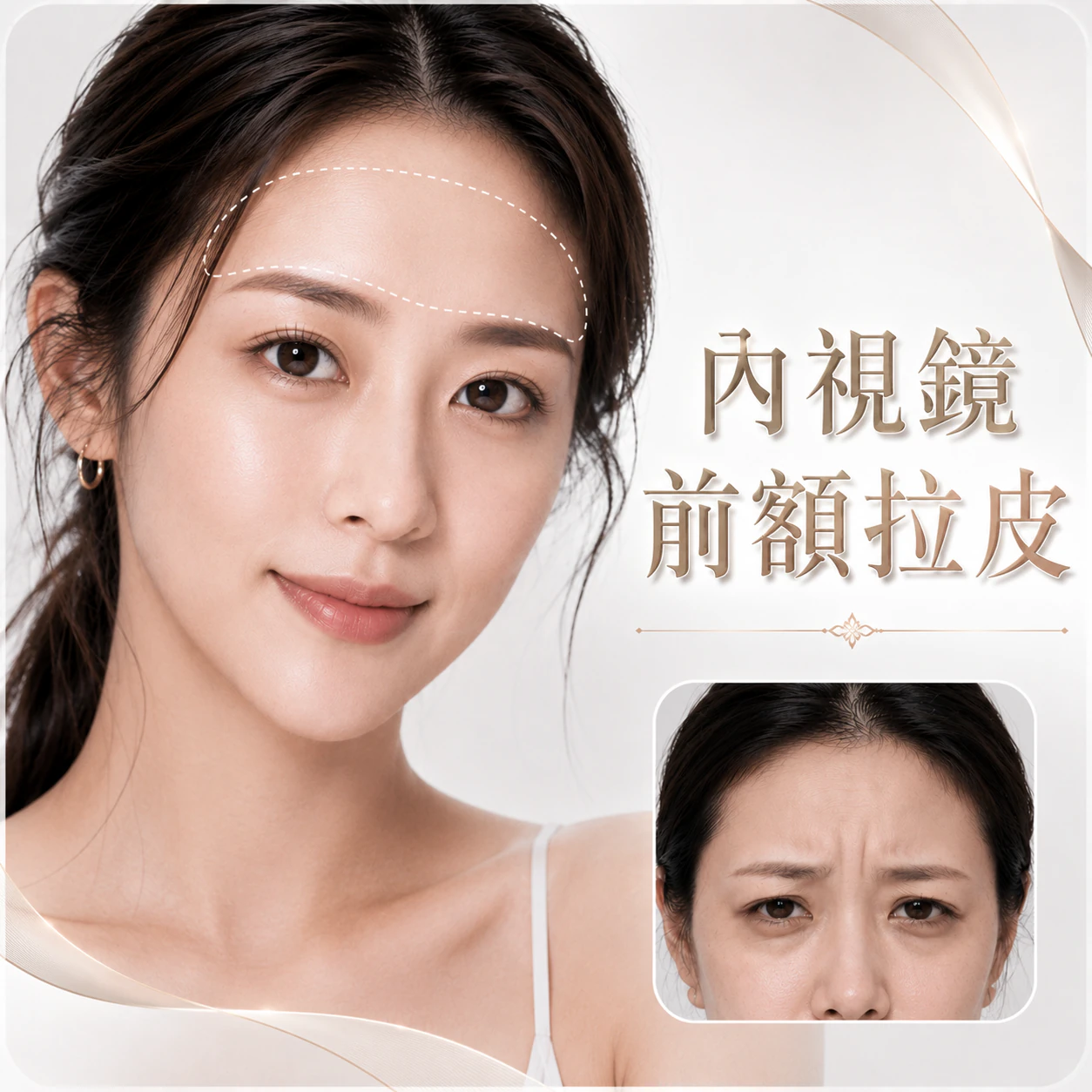 內視鏡前額拉皮|整形外科